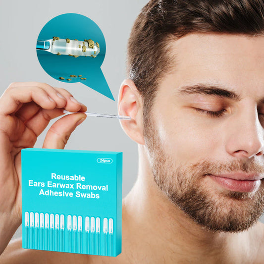 🔥Buy 1 get 1 free🔥  Reusable Earwax Removal Adhesive Swabs